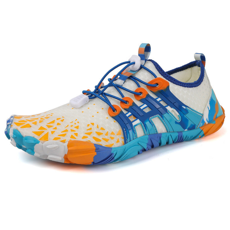Zapatillas de running todoterreno para hombre, ligeras, de ejercicio, calzado descalzo disperso, antideslizantes para caminar al aire libre