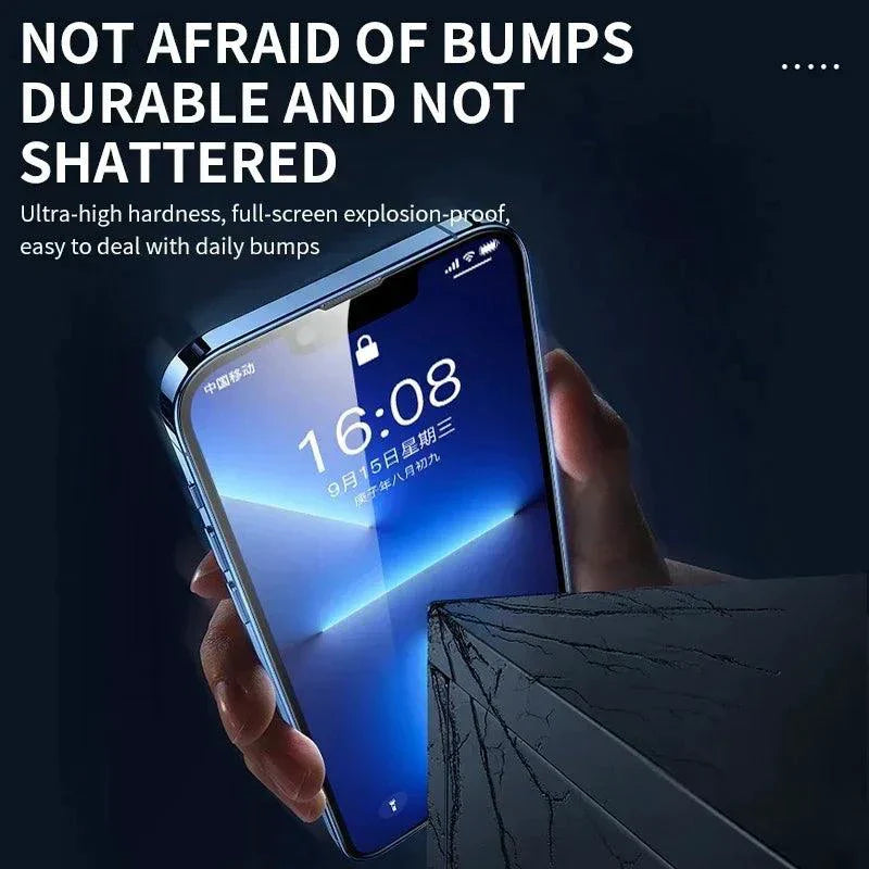 iShield Tempered Glass Screen Protectors - 3-Pack for iPhone 14, 13, 12, 11, 15 Pro Max, Mini, XR, X, XS MAX, 7, 8 Plus, 16