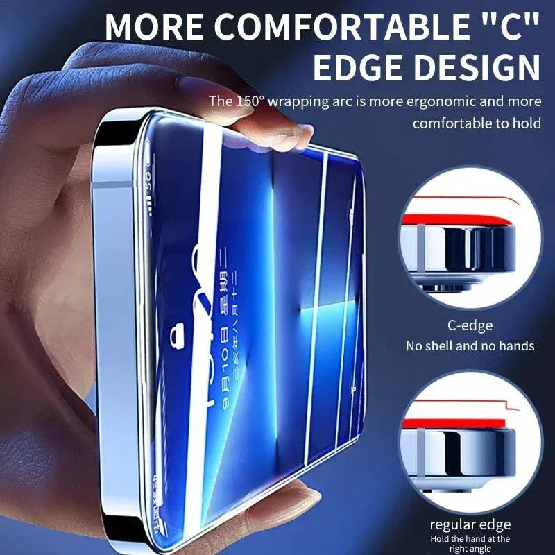 iShield Tempered Glass Screen Protectors - 3-Pack for iPhone 14, 13, 12, 11, 15 Pro Max, Mini, XR, X, XS MAX, 7, 8 Plus, 16