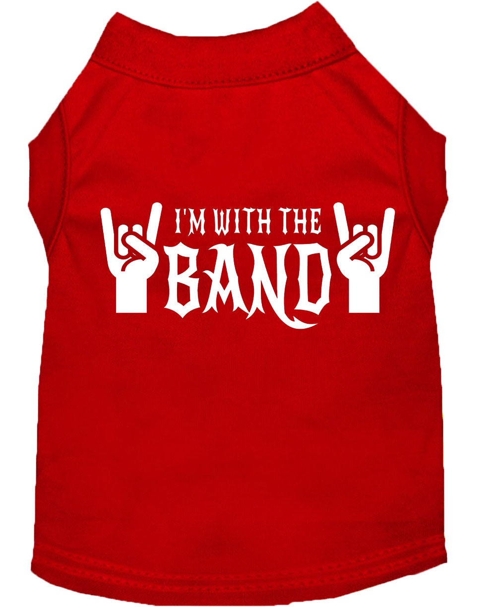 Camiseta para mascotas "Soy de la banda"