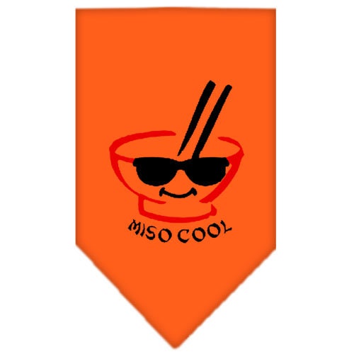 Bandana pour chiens et chats sérigraphié, « Miso Cool »