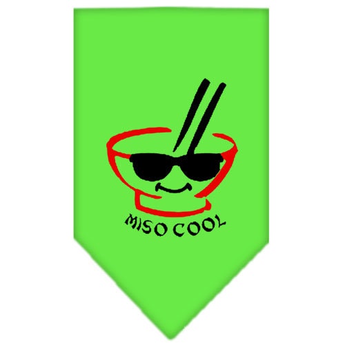 Bandana pour chiens et chats sérigraphié, « Miso Cool »