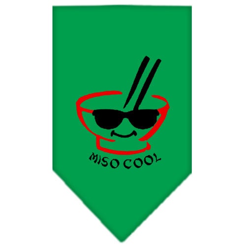 Bandana pour chiens et chats sérigraphié, « Miso Cool »