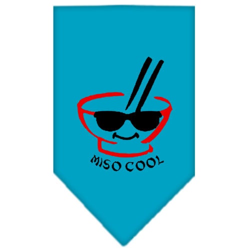 Bandana pour chiens et chats sérigraphié, « Miso Cool »