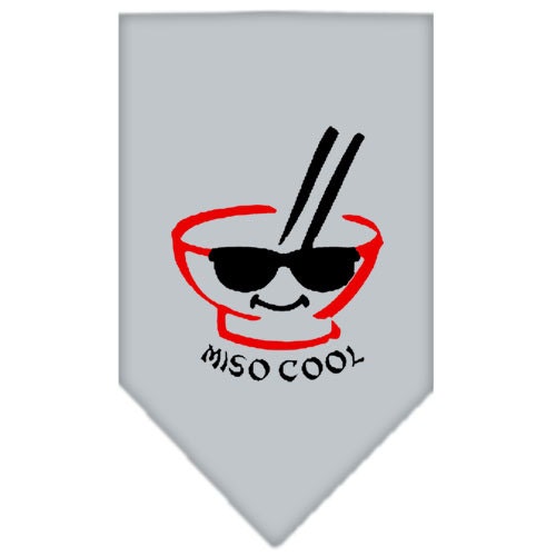 Bandana pour chiens et chats sérigraphié, « Miso Cool »