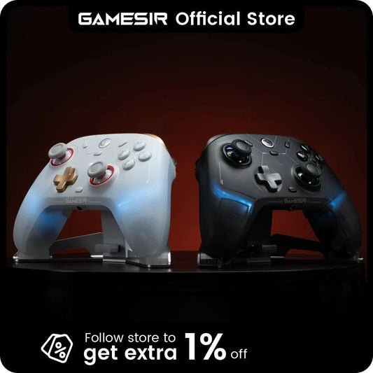 GameSir Cyclone 2 Wireless Controller for Nintendo Switch / iPhone / Android, Bluetooth Gamepad with Hall Effect Joystick