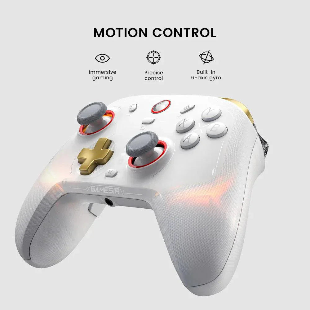 GameSir Cyclone 2 Wireless Controller for Nintendo Switch / iPhone / Android, Bluetooth Gamepad with Hall Effect Joystick