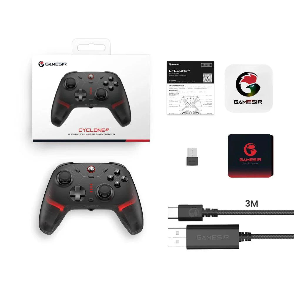 GameSir Cyclone 2 Wireless Controller for Nintendo Switch / iPhone / Android, Bluetooth Gamepad with Hall Effect Joystick