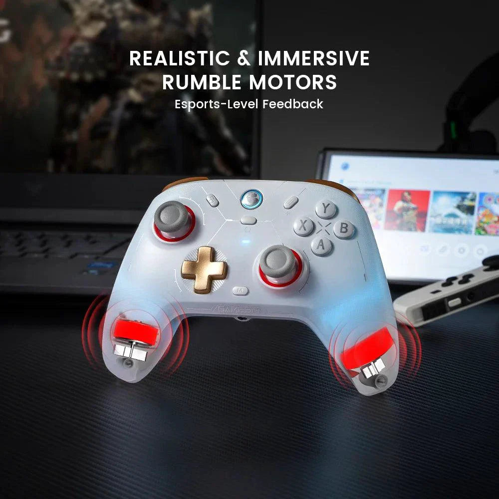 GameSir Cyclone 2 Wireless Controller for Nintendo Switch / iPhone / Android, Bluetooth Gamepad with Hall Effect Joystick