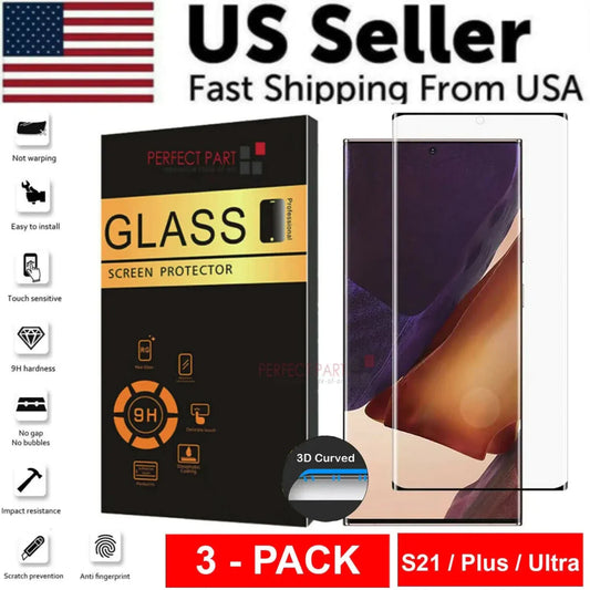 S21 Series 3-Pack Ultra Clear Screen Protectors