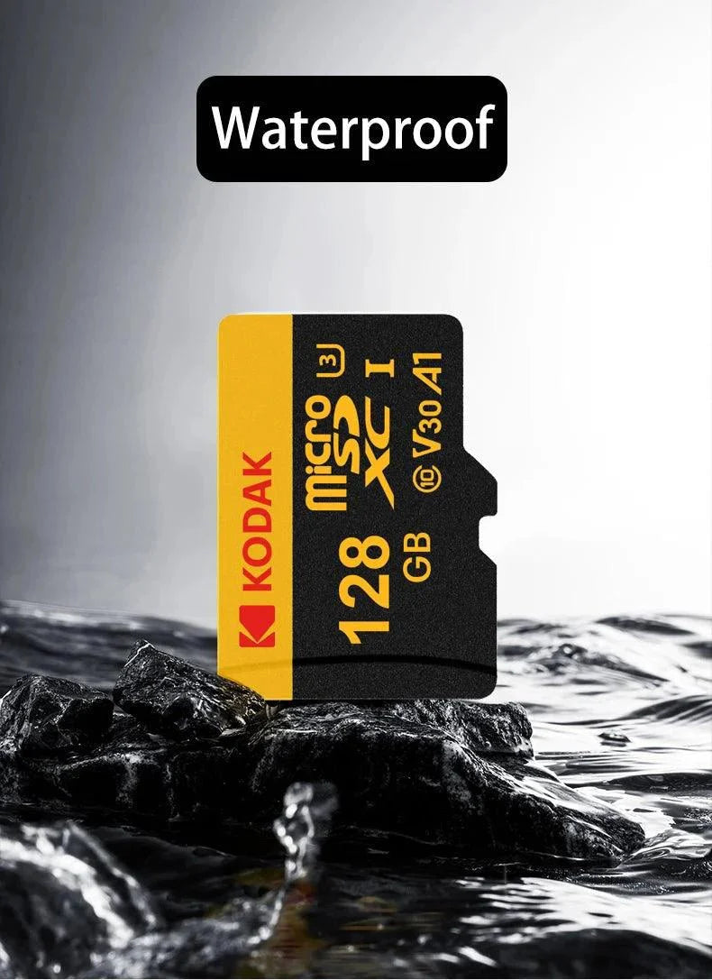 KODAK Micro SD Memory Card 64gb TF Flash 32gb Class10 SD Cards 128gb 256gb 512gb U3 V30 A1 Storage Card for Car Camera PC Phone