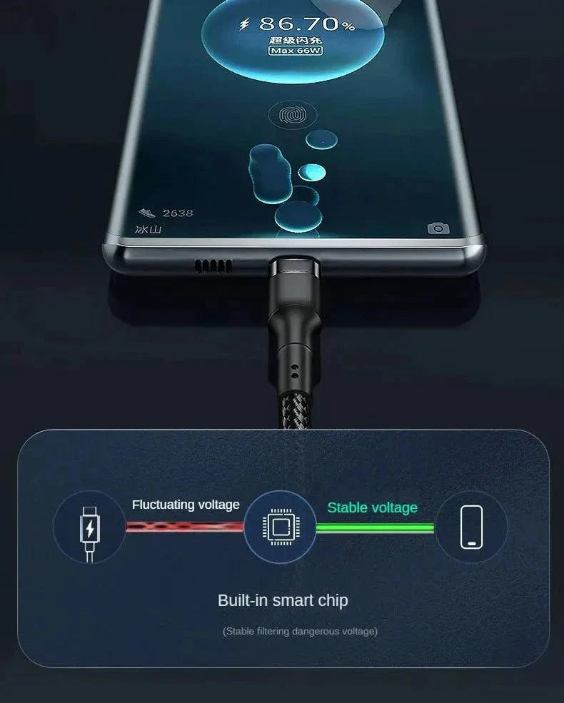 PD 120W Super Charging For Samsung S24 S23 USB C TO USB Type C Cable For iPhone 15 Plus Pro Max Xiaomi 11 4.0 Quick Fast Charger