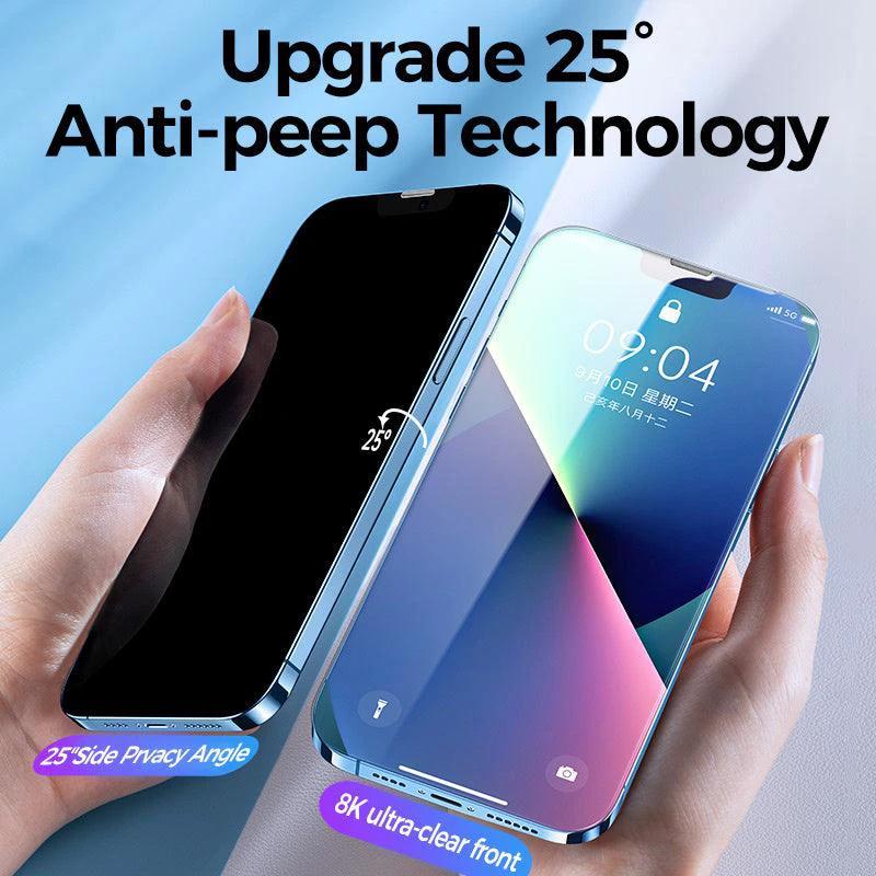 Privacy Tempered Glass Screen Protector for iPhone - Anti-Peep