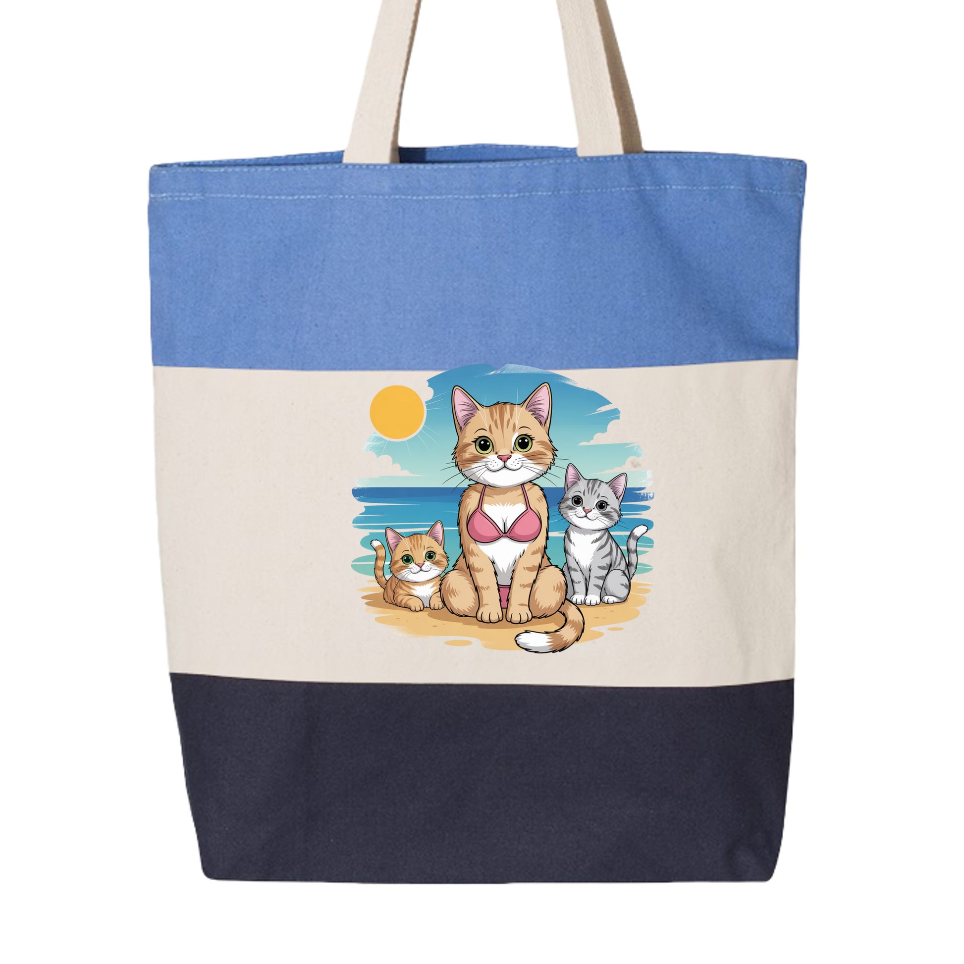 Navy/ Natural/ Carolina Blue - Q125900 - BACK