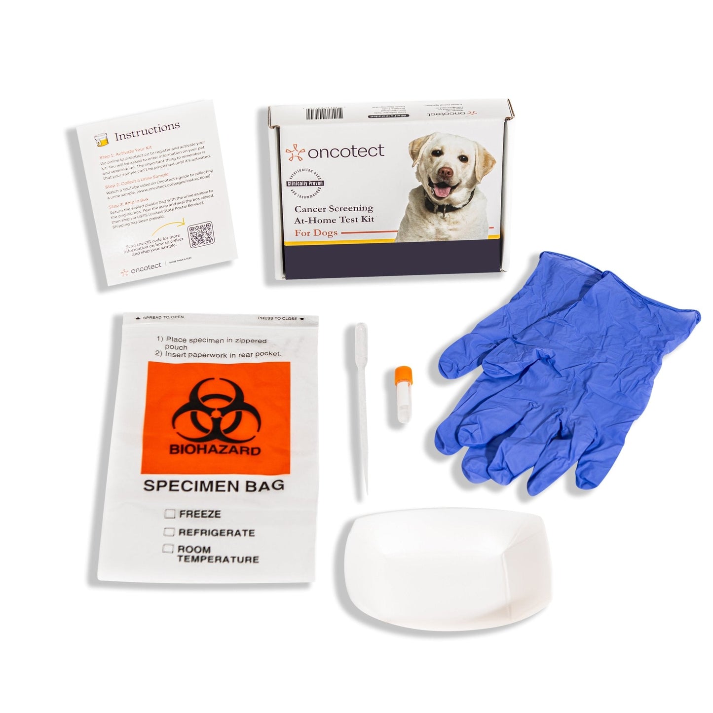 Kit de dépistage essentiel du cancer du chien à domicile Oncotect