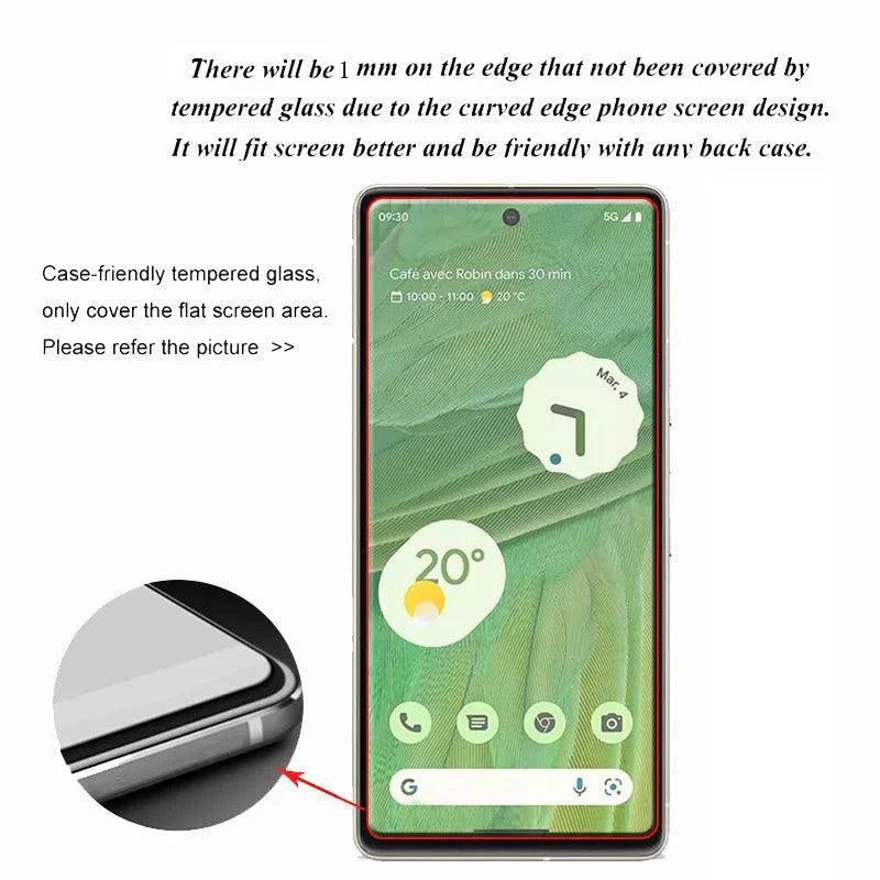 PixelGuard 4-Pack Tempered Glass Screen Protectors - 9H Impact Protection for Google Pixel 9, 8 Pro, 7, 6, 5, 4A, & More