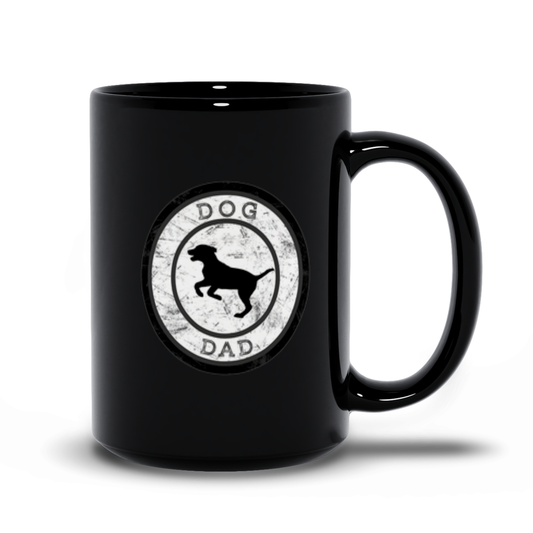 Mug noir Papa Chien