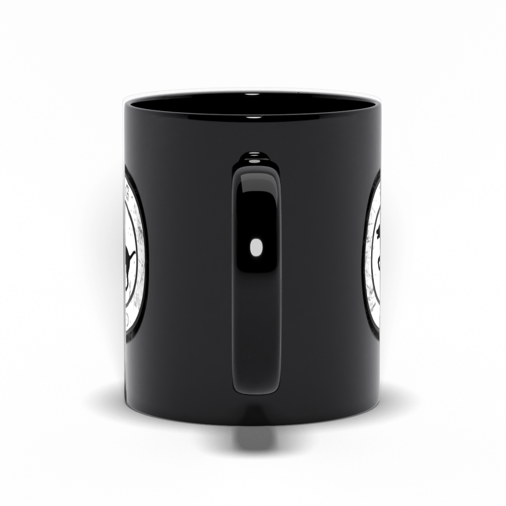 Taza negra Papá Perruno