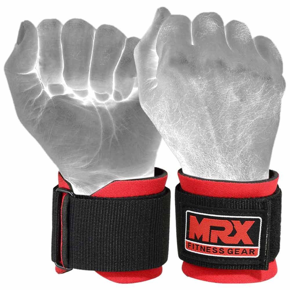 Correas para levantamiento de pesas MRX, envoltura para gimnasio, culturismo, entrenamiento