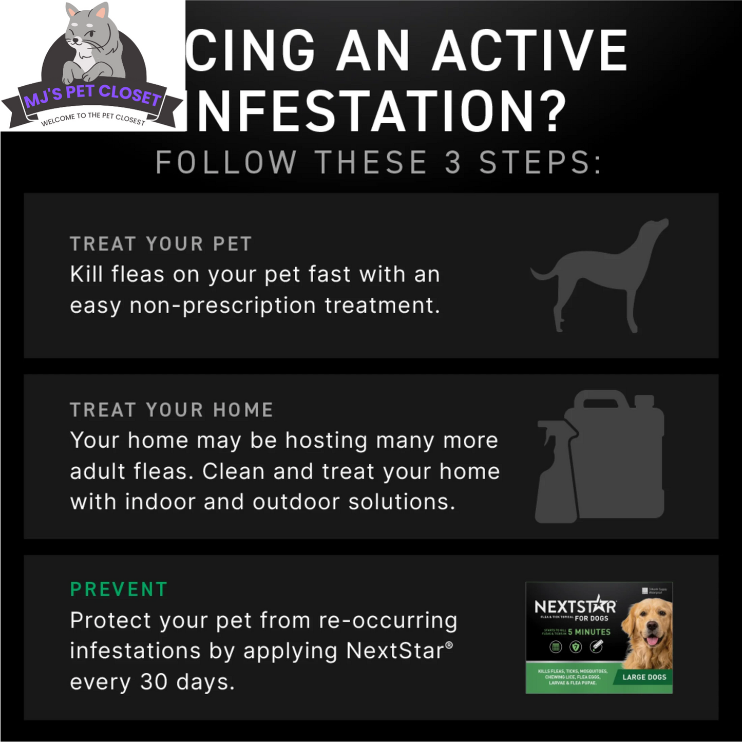 Protégez votre chien contre les puces et les tiques avec NEXTSTAR : action rapide, approvisionnement de 3 mois pour chiens de 20 à 40 kg