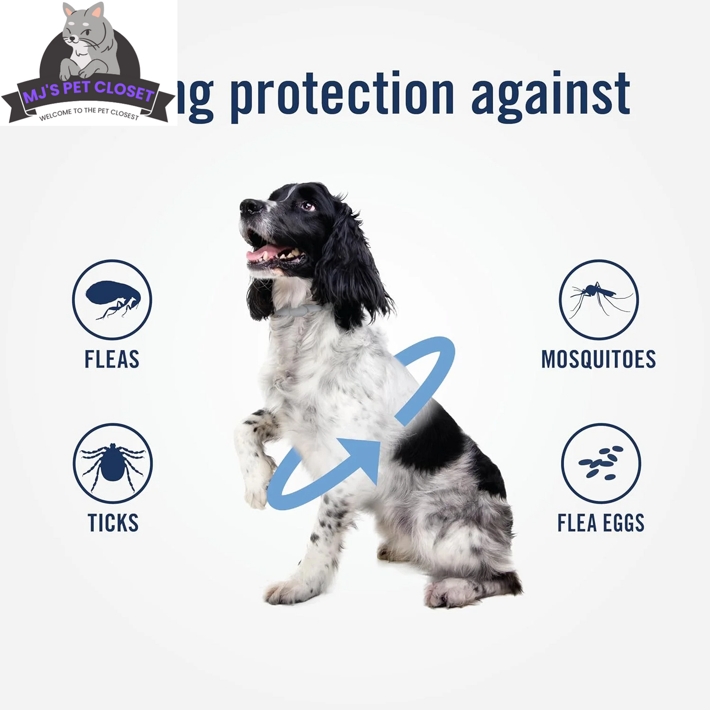 Collier Anti-Puces et Anti-Tiques Ultime pour Chiens - Taille Unique, Efficace 6 Mois