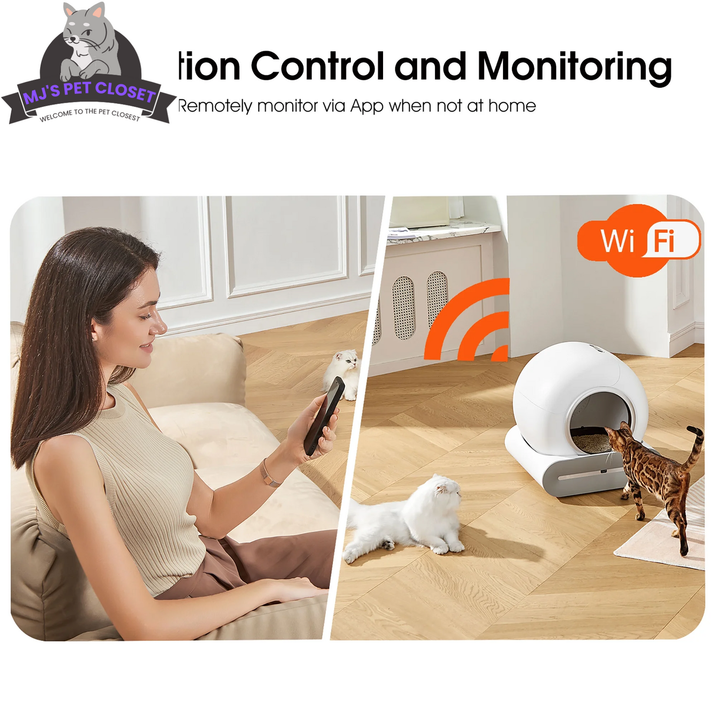 ¡Dile adiós a la arena sucia! 🐾✨ ¡Conoce el arenero autolimpiable inteligente con control de aplicación y funciones de seguridad! ¡Perfecto para padres de gatos ocupados! 😻📱