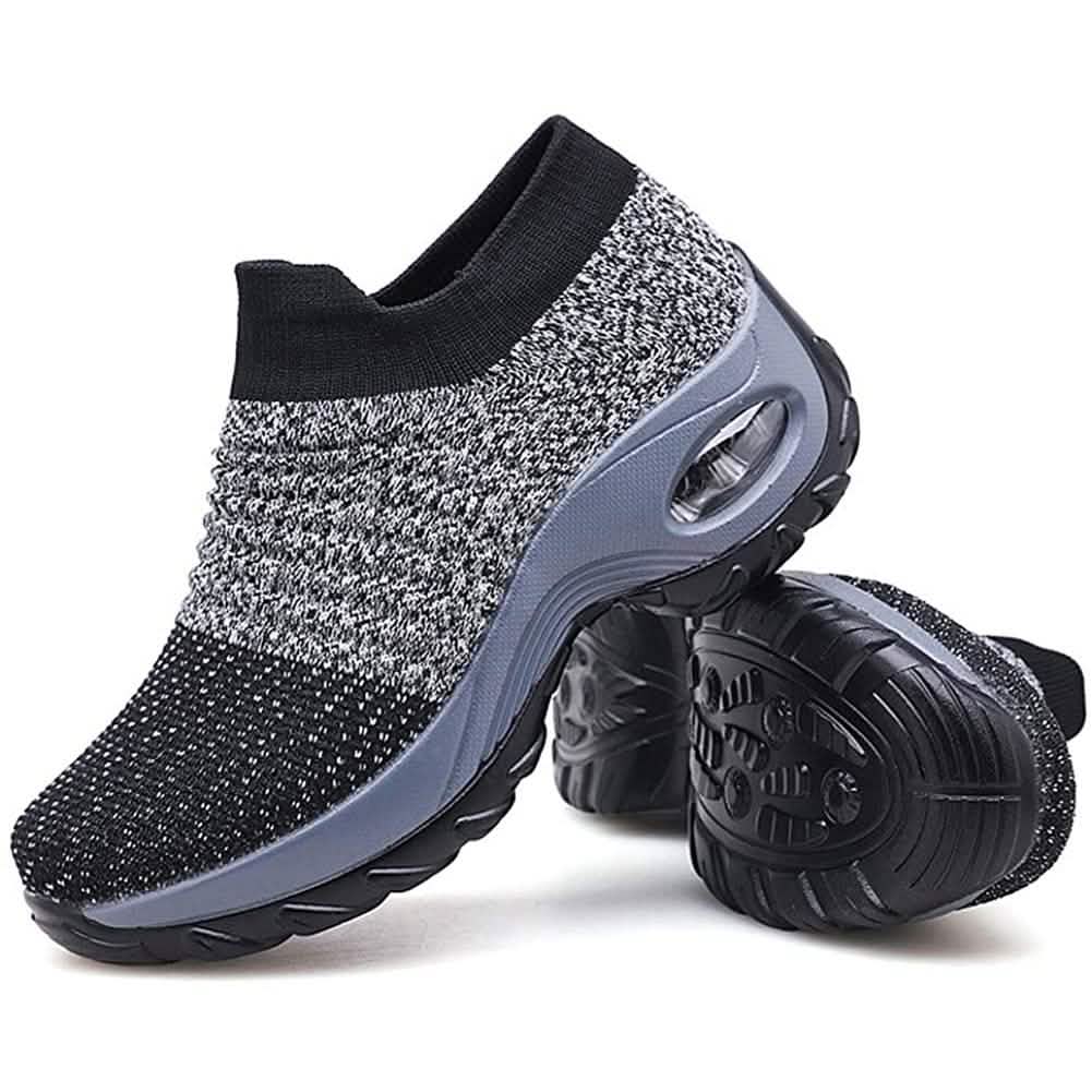 Baskets chaussettes pour la marche femme